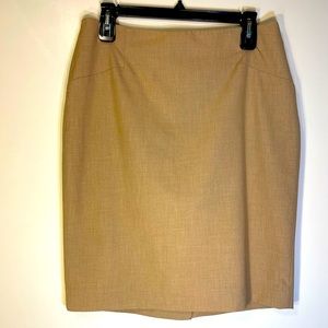 The Limited camel color pencil skirt size 8